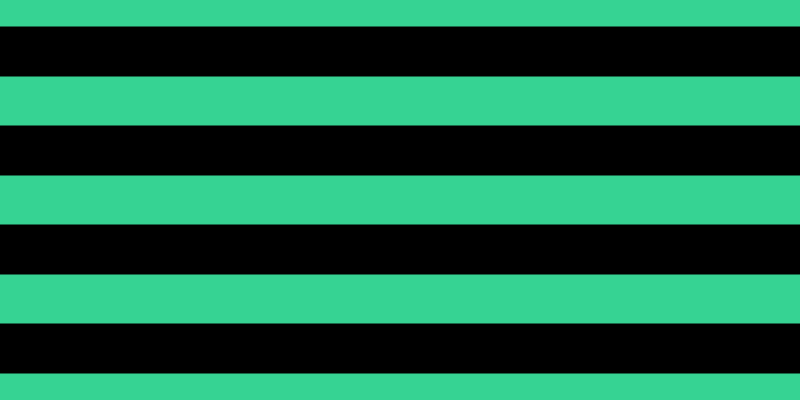 Black, #36d393 horizontal lines, forty-nine pixels wide, fifty pixels apart