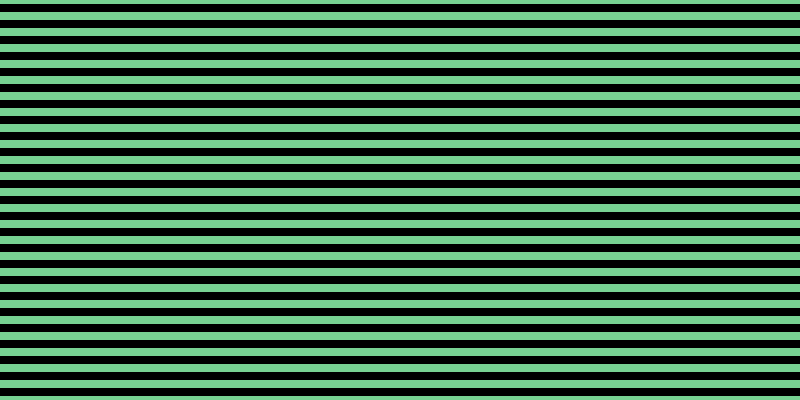 Black, #78d393 horizontal lines, eight pixels wide, eight pixels apart