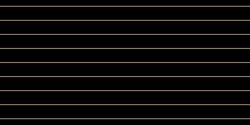 Black, #dbd393 horizontal lines, two pixels wide, forty-three pixels apart