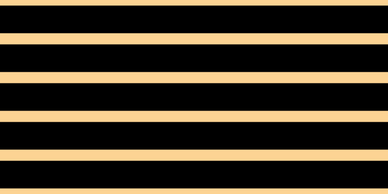 Black, #fcd393 horizontal lines, twenty-three pixels wide, fifty-seven pixels apart