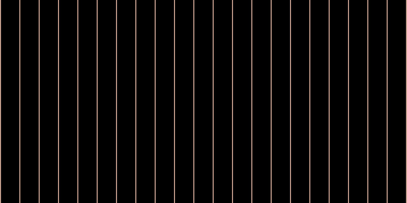 Black, #caa393 vertical lines, two pixels wide, thirty-six pixels apart