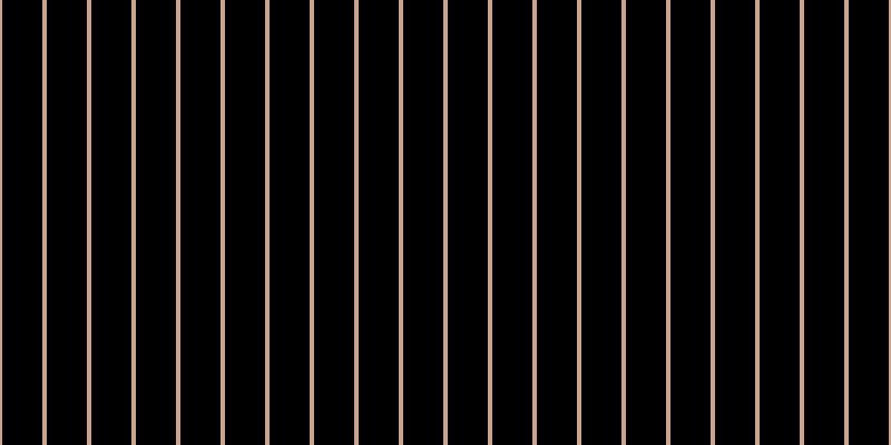 Black, #caa393 vertical lines, four pixels wide, thirty-six pixels apart