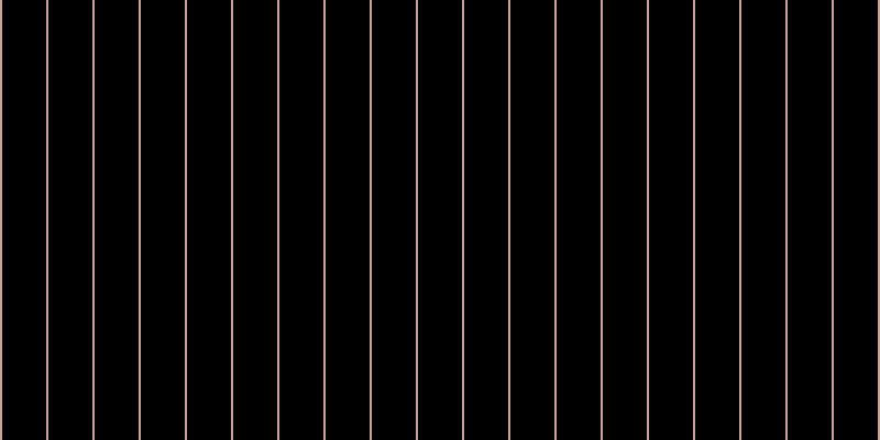 Black, #caa393 vertical lines, two pixels wide, forty pixels apart