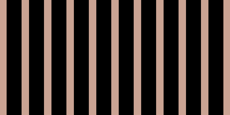 Black, #caa393 vertical lines, twenty-six pixels wide, fifty-two pixels apart