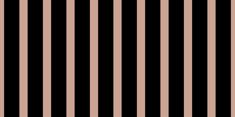 Black, #caa393 vertical lines, twenty-eight pixels wide, fifty-two pixels apart