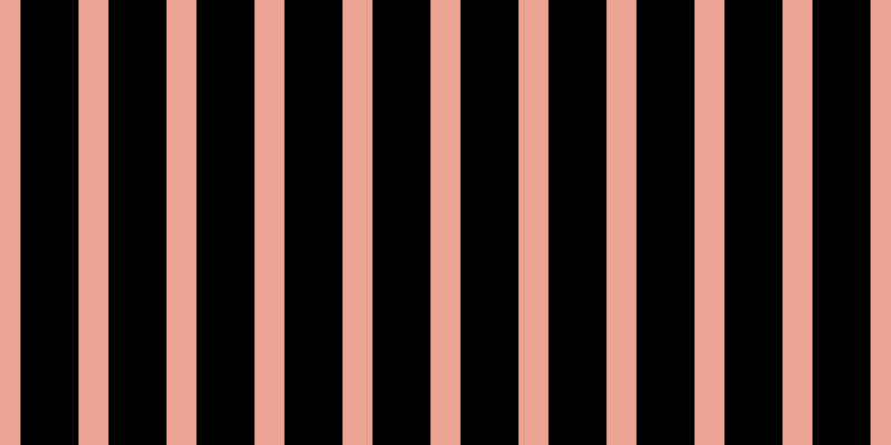 Black, #eba393 vertical lines, twenty-seven pixels wide, fifty-two pixels apart