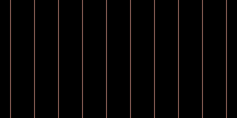 Black, #eba393 vertical lines, two pixels wide, seventy-nine pixels apart