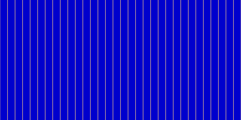 Medium blue, #caa393 vertical lines, two pixels wide, twenty-three pixels apart