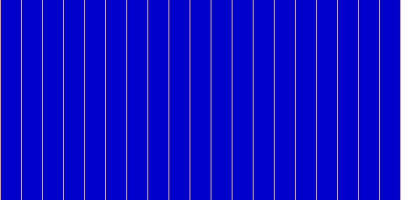 Medium blue, #caa393 vertical lines, two pixels wide, forty pixels apart