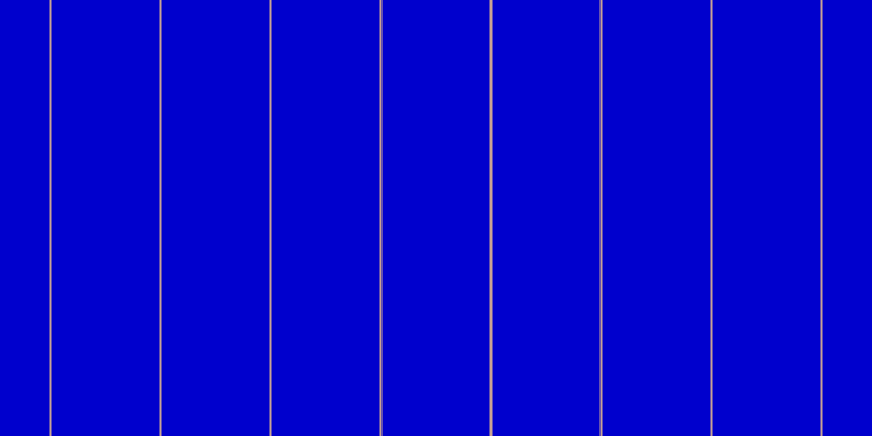 Medium blue, #caa393 vertical lines, two pixels wide, ninety-nine pixels apart