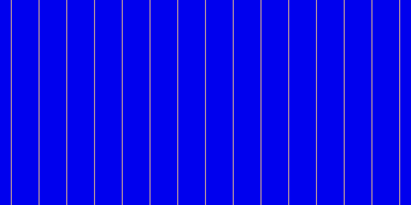 #0000ee, #caa393 vertical lines, two pixels wide, fifty-two pixels apart
