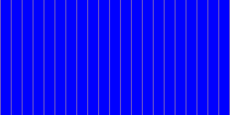 Blue, #caa393 vertical lines, two pixels wide, thirty-six pixels apart