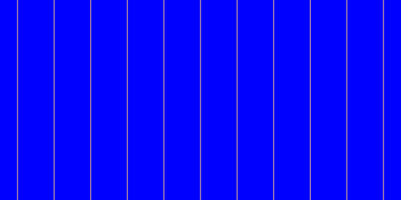 Blue, #caa393 vertical lines, two pixels wide, seventy-one pixels apart
