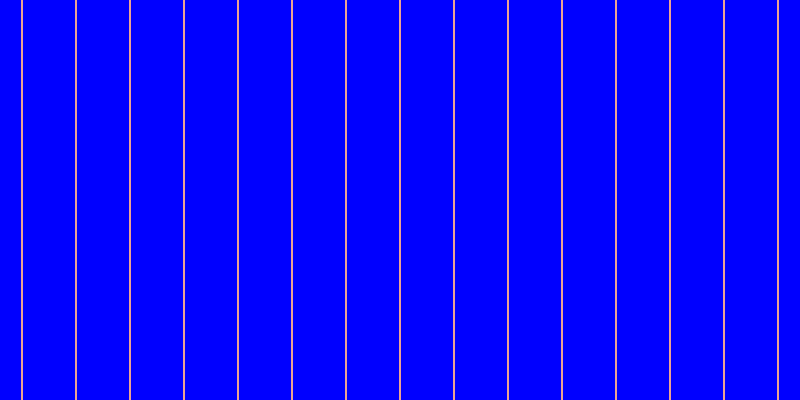 Blue, #eba393 vertical lines, two pixels wide, fifty-two pixels apart