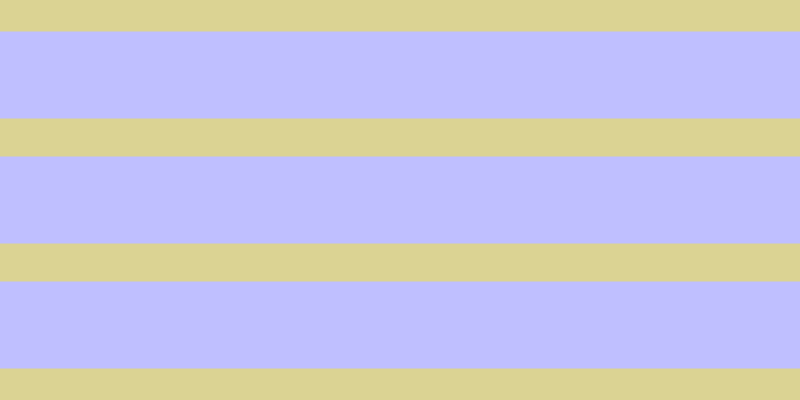 Blue (25%), #dbd393 horizontal lines, thirty-eight pixels wide, eighty-seven pixels apart