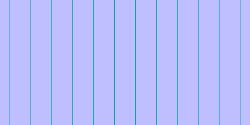 Blue (25%), #04a393 vertical lines, two pixels wide, sixty-five pixels apart