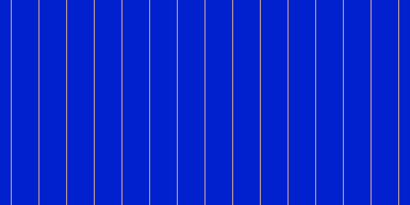 #0021cd, #caa393 vertical lines, two pixels wide, fifty-two pixels apart