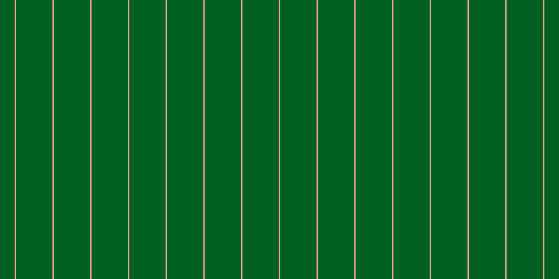 #005f21, #eba393 vertical lines, two pixels wide, fifty-two pixels apart