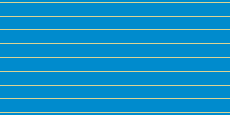 #008bcd, #dbd393 horizontal lines, four pixels wide, forty-four pixels apart