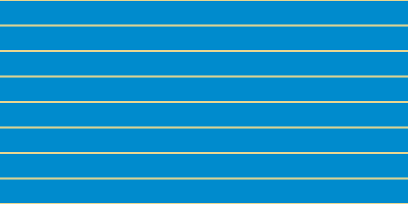 #008bcd, #dbd393 horizontal lines, four pixels wide, forty-six pixels apart