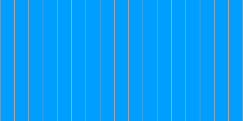 #009eff, #caa393 vertical lines, two pixels wide, forty-five pixels apart