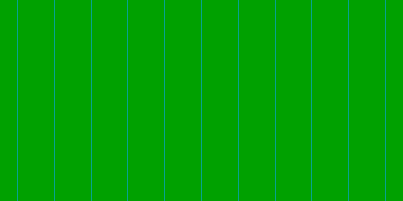 #00a100, #04a393 vertical lines, two pixels wide, seventy-one pixels apart