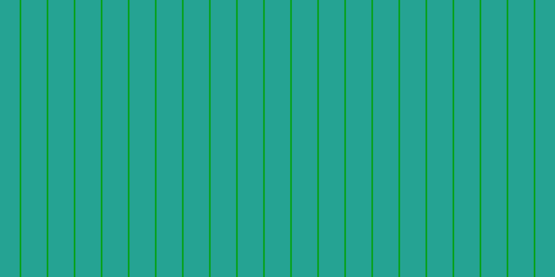 #00a100, #25a393 vertical lines, thirty-seven pixels wide, two pixels apart