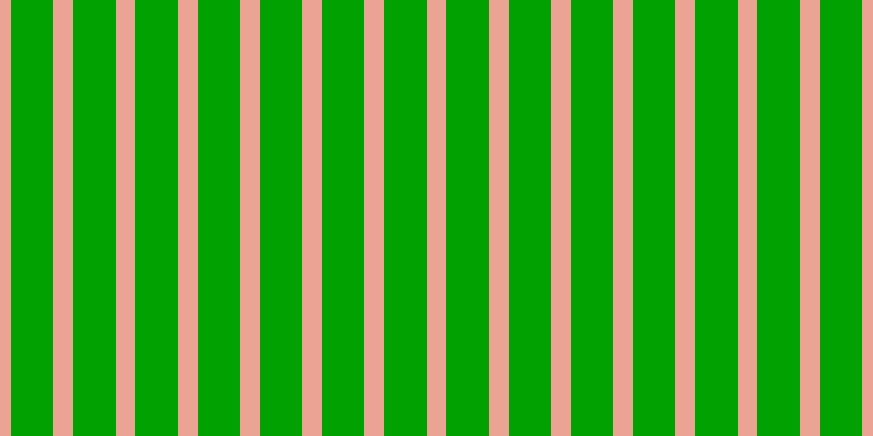 #00a100, #eba393 vertical lines, eighteen pixels wide, thirty-nine pixels apart
