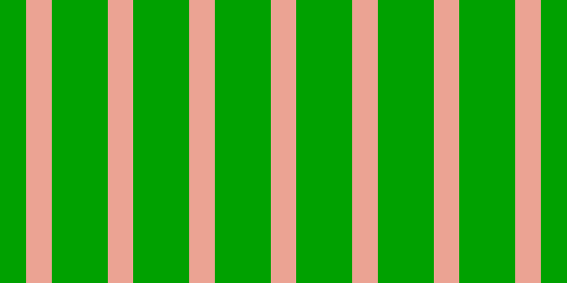 #00a100, #eba393 vertical lines, thirty-six pixels wide, seventy-nine pixels apart