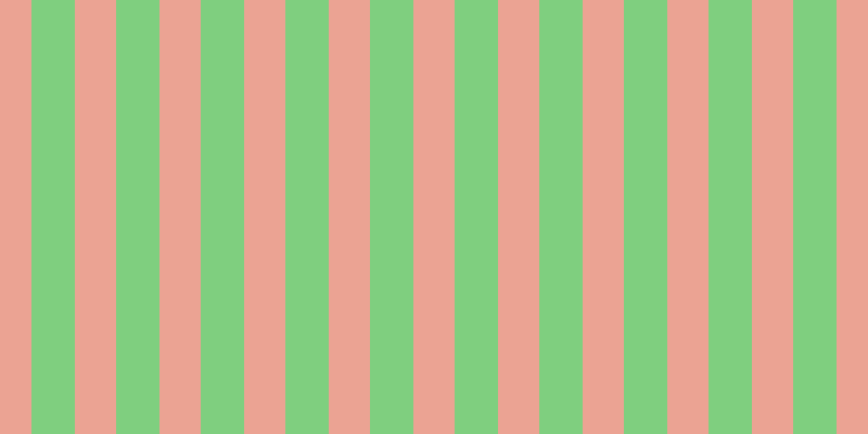 #00a100 (50%), #eba393 vertical lines, thirty-eight pixels wide, forty pixels apart