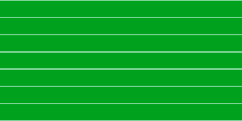 #00a11d, #78d393 horizontal lines, five pixels wide, fifty-two pixels apart