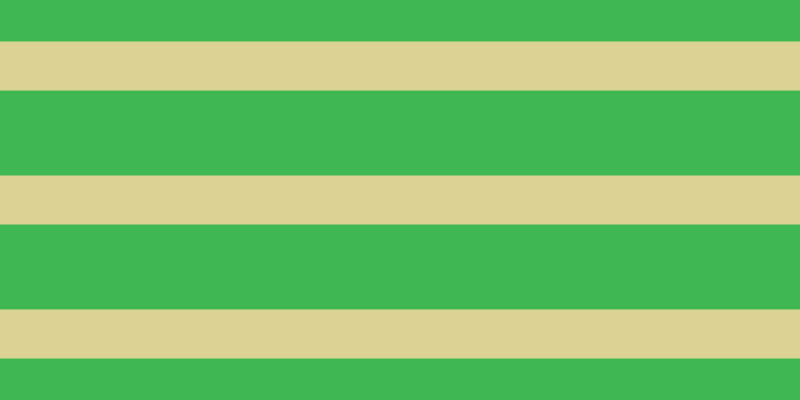 #00a11d (75%), #dbd393 horizontal lines, forty-nine pixels wide, eighty-five pixels apart