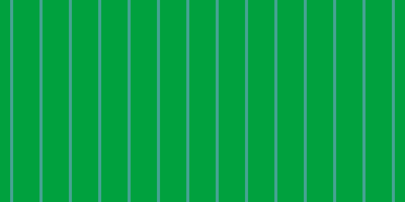 #00a13e, #46a393 vertical lines, six pixels wide, fifty-two pixels apart