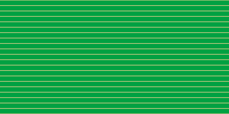 #00a142, #fcd393 horizontal lines, two pixels wide, seventeen pixels apart