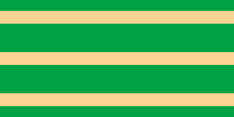 #00a142, #fcd393 horizontal lines, forty-four pixels wide, ninety-seven pixels apart