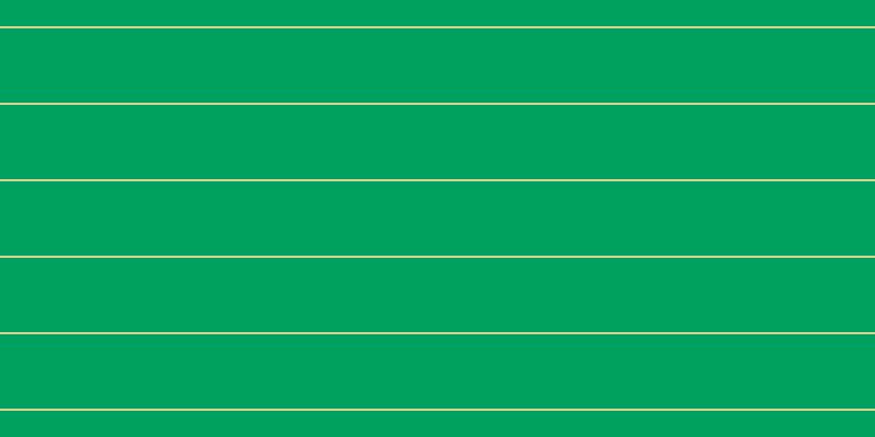 #00a15f, #dbd393 horizontal lines, two pixels wide, sixty-eight pixels apart