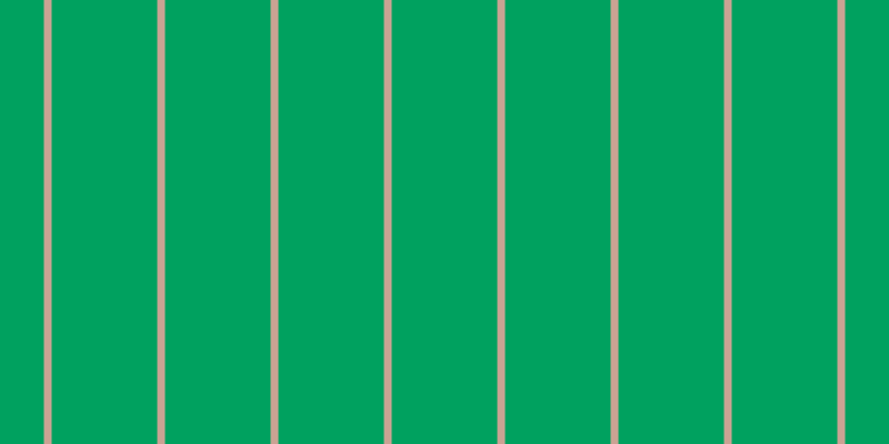 #00a15f, #caa393 vertical lines, seven pixels wide, ninety-five pixels apart