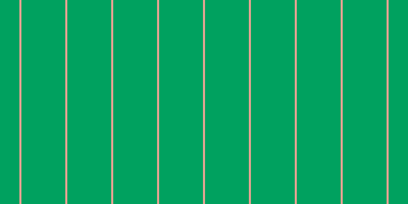 #00a15f, #eba393 vertical lines, four pixels wide, eighty-six pixels apart