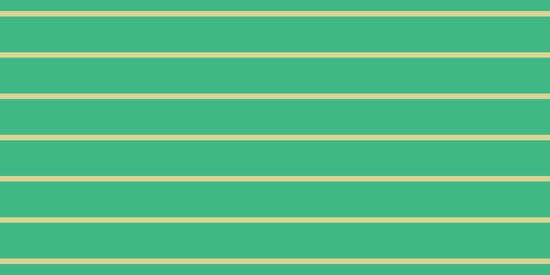 #00a15f (75%), #dbd393 horizontal lines, eight pixels wide, fifty-two pixels apart