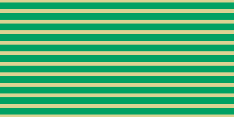 #00a163, #dbd393 horizontal lines, thirteen pixels wide, twenty-three pixels apart