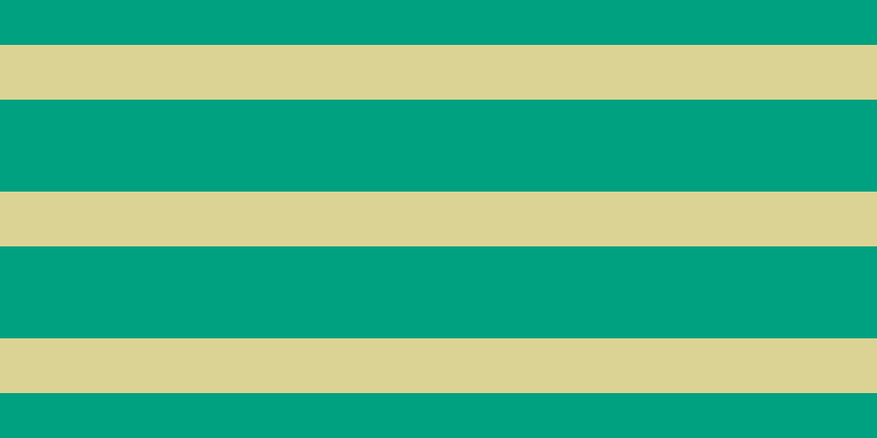 #00a180, #dbd393 horizontal lines, fifty pixels wide, eighty-four pixels apart