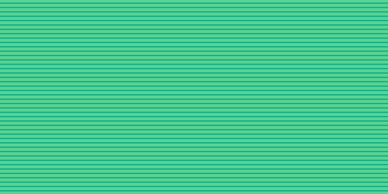 #00a184, #57d393 horizontal lines, seven pixels wide, two pixels apart