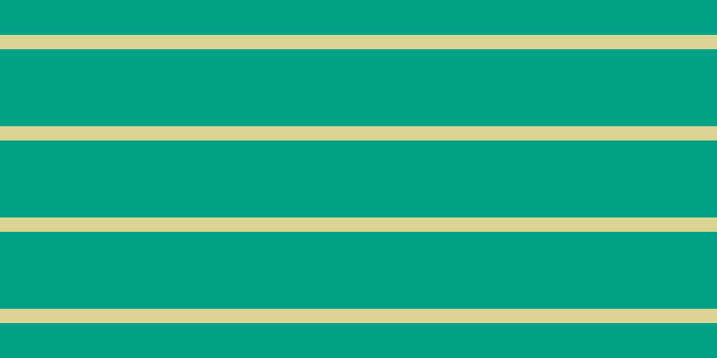 #00a184, #dbd393 horizontal lines, sixteen pixels wide, eighty-six pixels apart