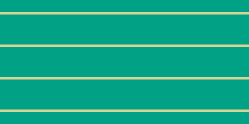 #00a184, #dbd393 horizontal lines, eight pixels wide, ninety-seven pixels apart