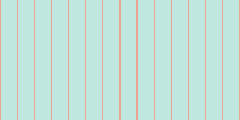 #00a184 (25%), #eba393 vertical lines, four pixels wide, fifty-three pixels apart