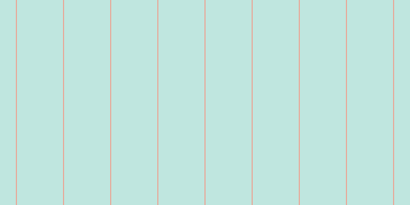 #00a184 (25%), #eba393 vertical lines, two pixels wide, ninety pixels apart