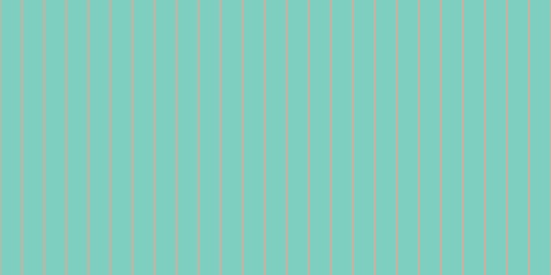 #00a184 (50%), #eba393 vertical lines, two pixels wide, thirty pixels apart