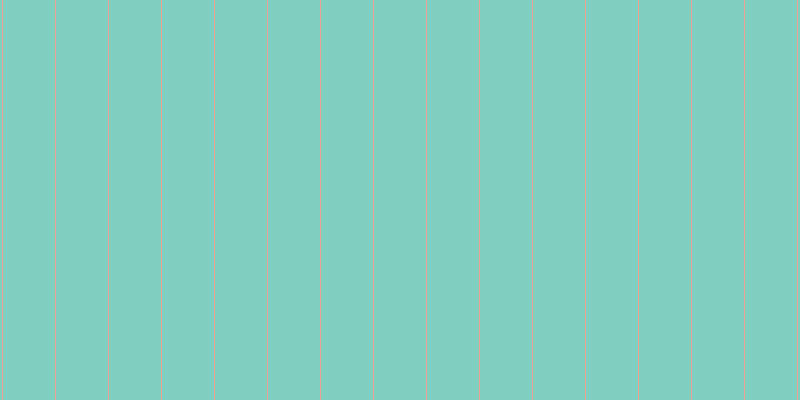 #00a184 (50%), #eba393 vertical lines, one pixels wide, fifty-two pixels apart