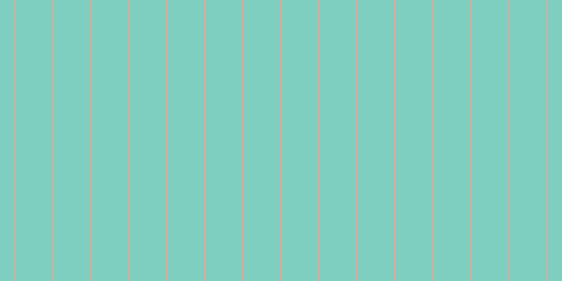 #00a184 (50%), #eba393 vertical lines, two pixels wide, fifty-two pixels apart