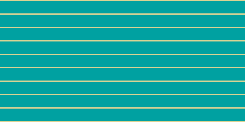#00a1a1, #dbd393 horizontal lines, four pixels wide, forty pixels apart